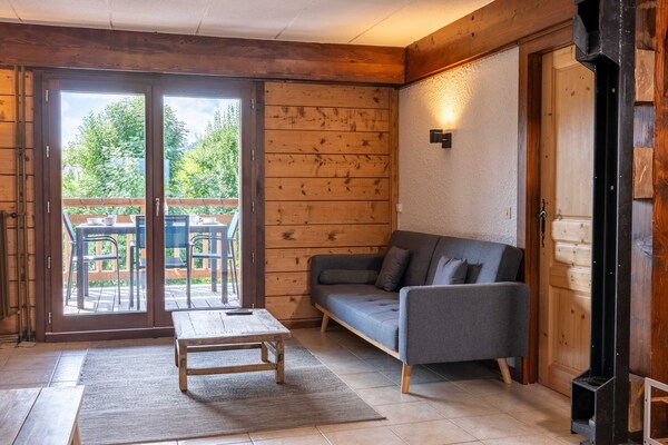 Foto van 1BDR/4P appartement met balkon en parkeerplaats - Megève - Untagged