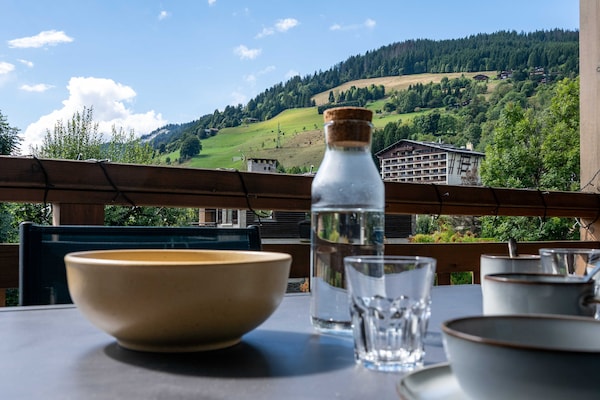 Foto van 1BDR/4P appartement met balkon en parkeerplaats - Megève - Untagged