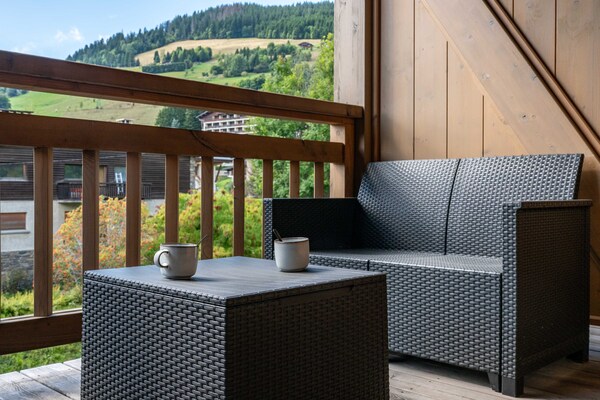 Foto van 1BDR/4P appartement met balkon en parkeerplaats - Megève - Untagged