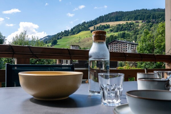 Foto van 1BDR/4P appartement met balkon en parkeerplaats - Megève - Untagged