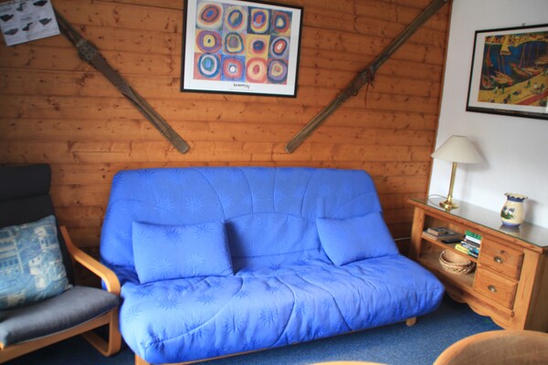 Foto van Appartement in Abondance met Balkon Uitzicht - Vakantiehuis in Châtel - LivingRoom