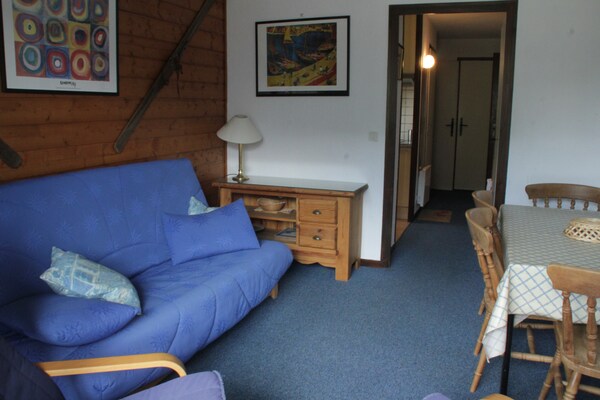 Foto van Appartement in Abondance met Balkon Uitzicht - Vakantiehuis in Châtel - LivingRoom