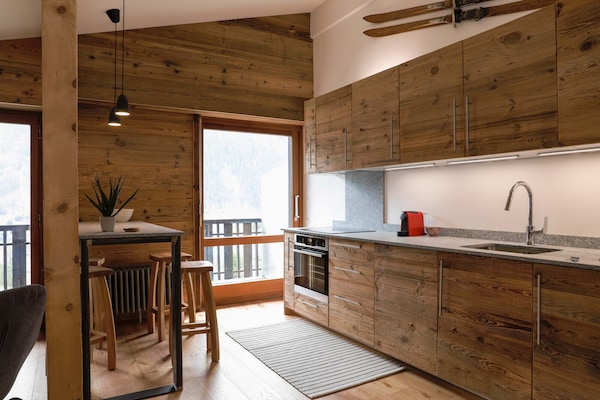 Foto van Modern vakantieverblijf in Chamonix met balkon - Vakantiehuis in Chamonix-Mont-Blanc - Kitchen