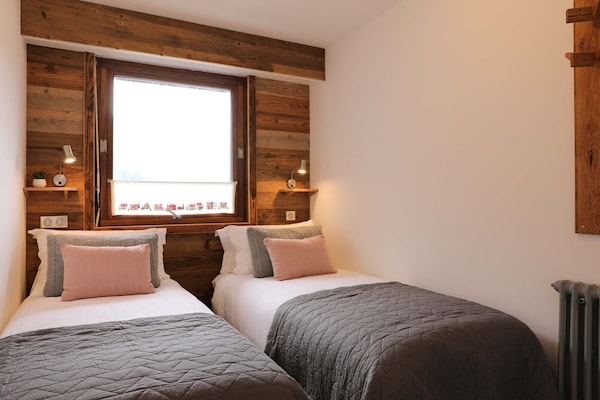 Foto van Modern vakantieverblijf in Chamonix met balkon - Vakantiehuis in Chamonix-Mont-Blanc - BedRoom