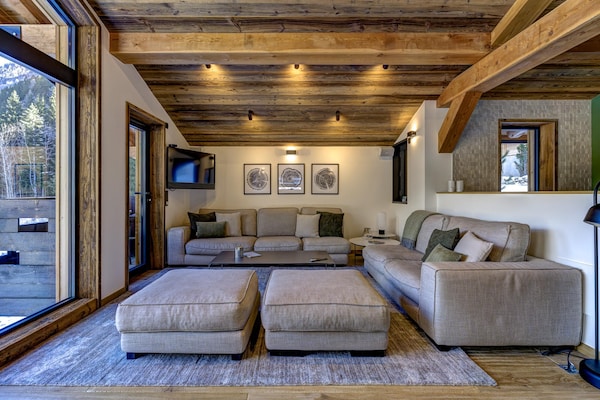 Foto van Rustig bergchalet, vallei van Chamonix - Vakantiehuis in Chamonix-Mont-Blanc - LivingRoom