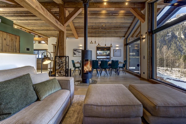 Foto van Rustig bergchalet, vallei van Chamonix - Vakantiehuis in Chamonix-Mont-Blanc - LivingRoom