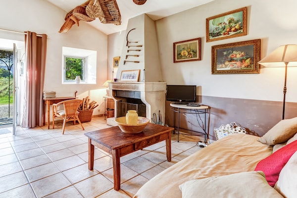 Foto van Huisje in Oppède te midden van wijngaarden - Vakantiehuis in Oppède - LivingRoom