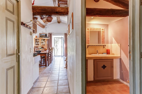 Foto van Huisje in Oppède te midden van wijngaarden - Vakantiehuis in Oppède - Landing