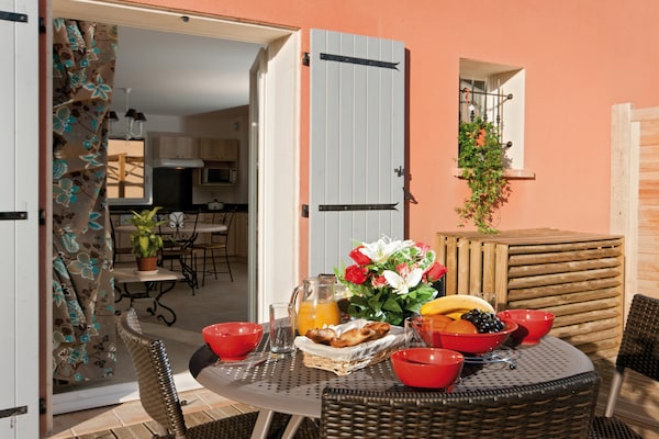 Foto van Provençaalse Studio voor 4 personen in Sorgue - Vakantiehuis in L'Isle-sur-la-Sorgue - TerraceBalcony