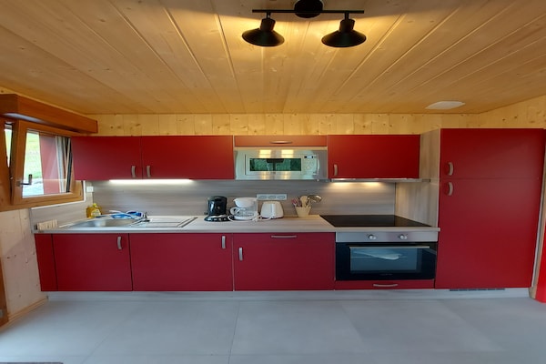 Foto van Chalet in St. Maurice bij Ballon d'Alsace - Vakantiehuis in Saint-Maurice-sur-Moselle - Kitchen