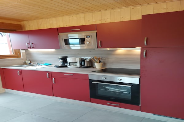 Foto van Chalet in St. Maurice bij Ballon d'Alsace - Vakantiehuis in Saint-Maurice-sur-Moselle - Kitchen