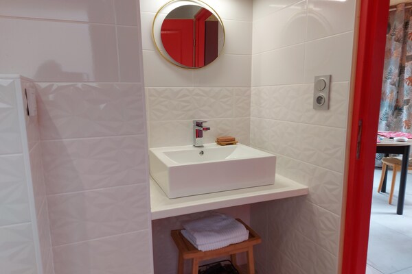 Foto van Chalet in St. Maurice bij Ballon d'Alsace - Vakantiehuis in Saint-Maurice-sur-Moselle - BathRoom
