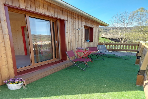Foto van Chalet in St. Maurice bij Ballon d'Alsace - Vakantiehuis in Saint-Maurice-sur-Moselle - TerraceBalcony