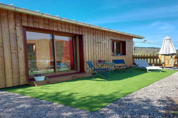 Foto van Chalet in St. Maurice bij Ballon d'Alsace - Vakantiehuis in Saint-Maurice-sur-Moselle - TerraceBalcony