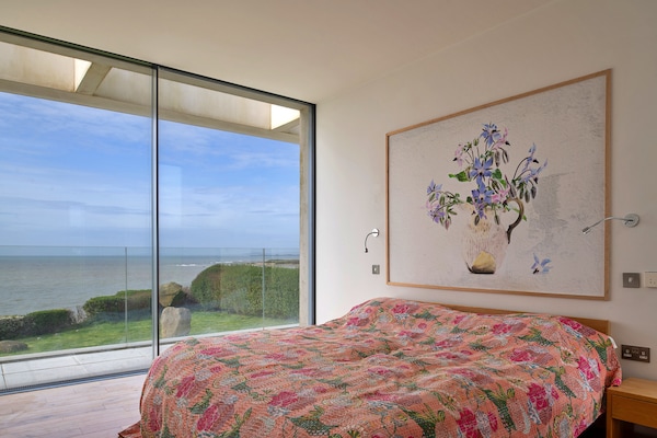 Foto van Klifwoning in Criccieth met Uitzicht op Zee - Vakantiehuis in Criccieth - BedRoom