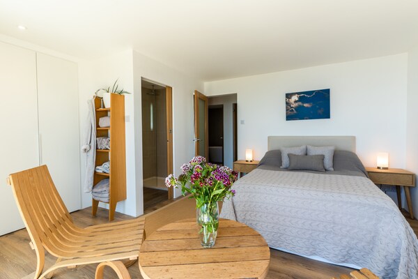 Foto van Kustwoning in Downderry met Zeezicht - Vakantiehuis in Downderry - BedRoom