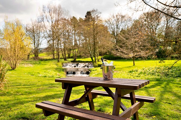 Foto van Lodge in Thirsk met Spa en Wandelpaden - Vakantiehuis in Thirsk - Outdoor