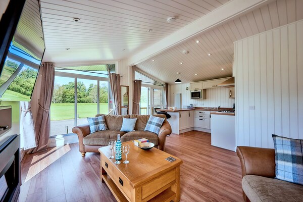 Foto van Premium Meadow Lodge in Errol - Vakantiehuis in Errol - LivingRoom