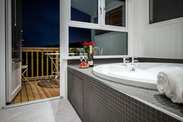 Foto van Premium Meadow Lodge in Errol - Vakantiehuis in Errol - BathRoom