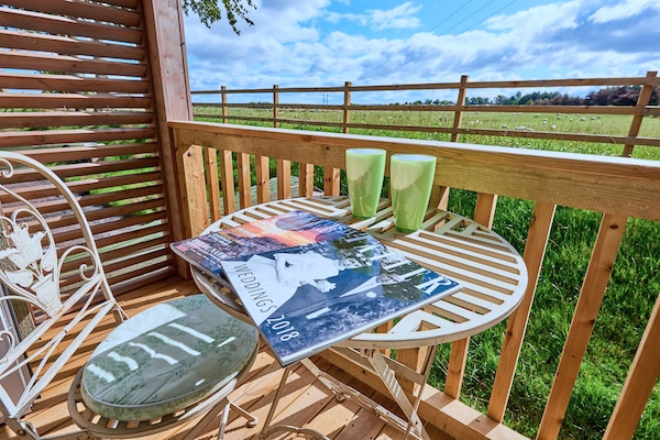 Foto van Premium Meadow Lodge in Errol - Vakantiehuis in Errol - TerraceBalcony