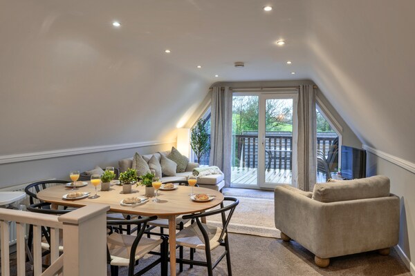 Foto van Premium Cornwall Park Lodge voor 6 personen - Vakantiehuis in Callington - LivingRoom