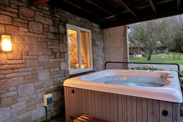 Foto van Premium Cornwall Park Lodge voor 6 personen - Vakantiehuis in Callington - terrace