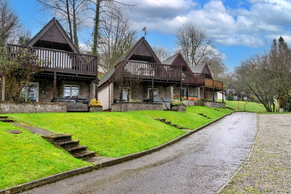 Foto van Premium Cornwall Park Lodge voor 6 personen - Vakantiehuis in Callington - ExteriorSummer