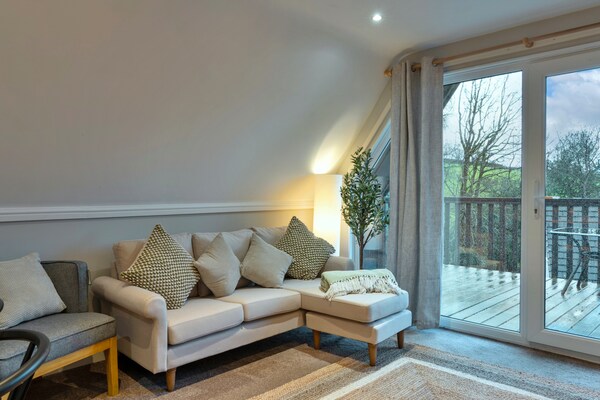 Foto van Premium Cornwall Park Lodge voor 6 personen - Vakantiehuis in Callington - LivingRoom