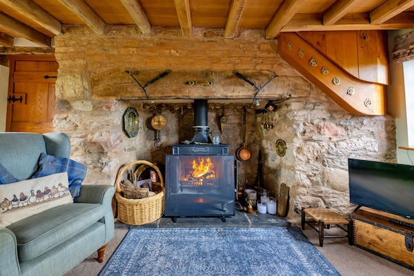 Foto van Premium Country Lodge met bubbelbad - Vakantiehuis in St Asaph - LivingRoom