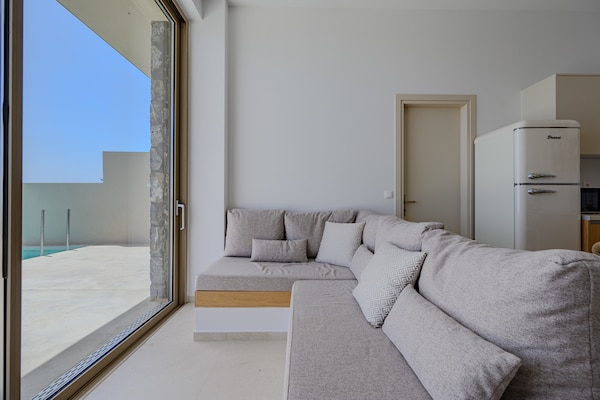 Foto van Villa in Plakias met privézwembad & stranden - Vakantiehuis in Plakias - LivingRoom