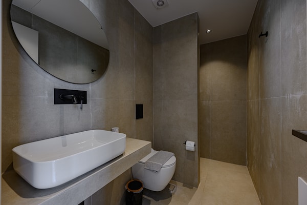 Foto van Villa in Plakias met Zwembad en Strand - Vakantiehuis in Plakias - BathRoom