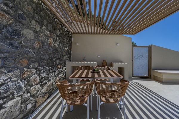 Foto van Villa in Plakias met Zwembad en Strand - Vakantiehuis in Plakias - terrace