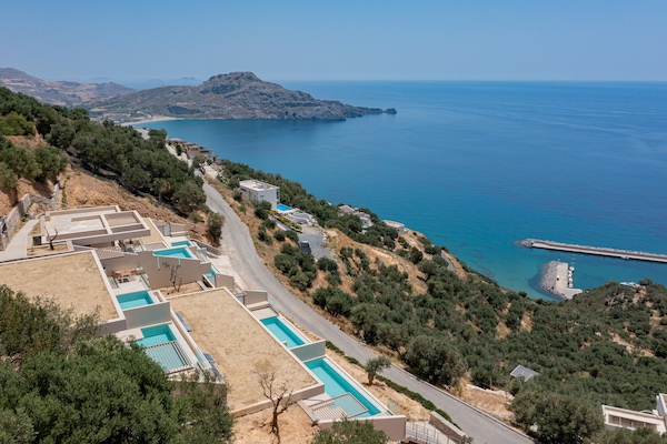 Foto van Villa in Plakias met Zwembad en Strand - Vakantiehuis in Plakias - Outdoor