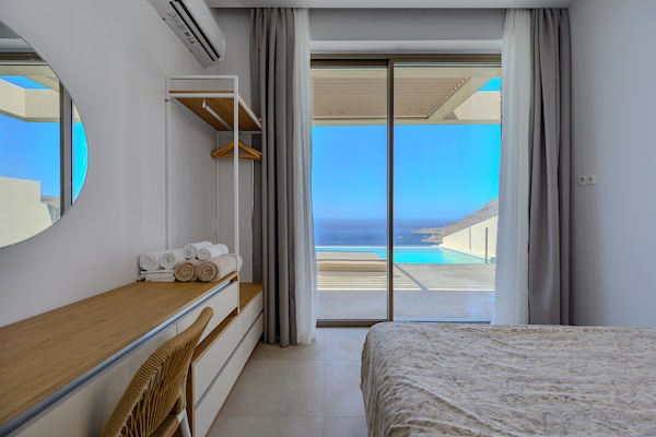 Foto van Villa in Plakias met Zwembad en Uitzicht - Vakantiehuis in Plakias - BedRoom