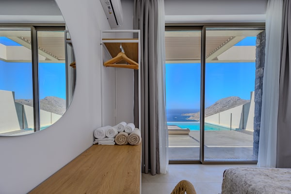 Foto van Villa in Plakias met Zwembad en Uitzicht - Vakantiehuis in Plakias - BedRoom