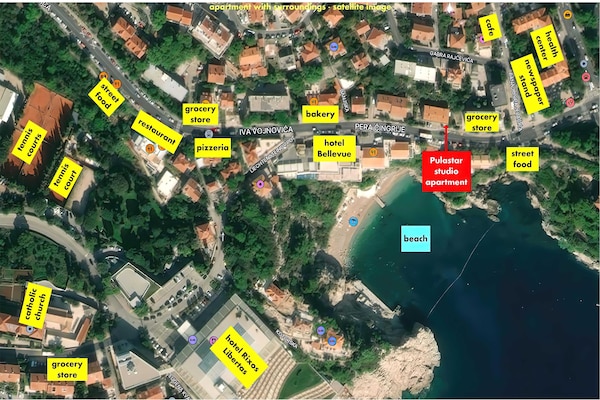 Foto van Pulastar - Studio Apartment with Terrace - Vakantiehuis in Dubrovnik - View
