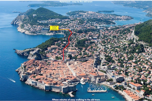 Foto van Pulastar - Studio Apartment with Terrace - Vakantiehuis in Dubrovnik - Ambiance