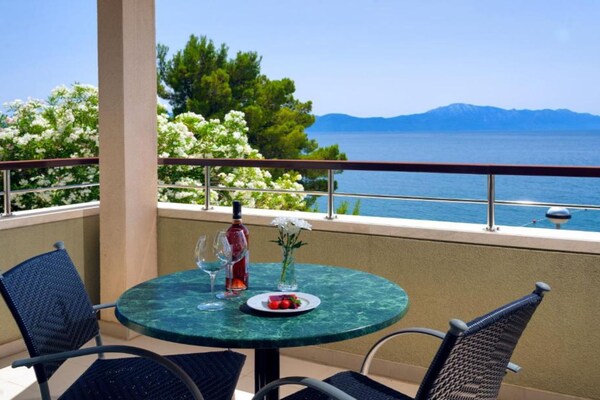 Foto van Premium Double Room With Private Bathroom 3 - Vakantiehuis in Gradac - TerraceBalcony
