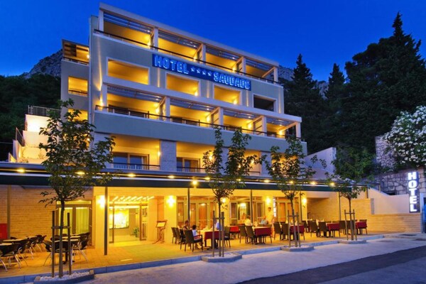 Foto van Premium Double Room With Private Bathroom 4 - Vakantiehuis in Gradac - Outdoor