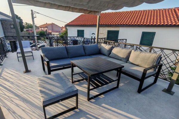 Foto van Privlaka Sunset Apartments - Two bedroom apartment (3) - Terrace