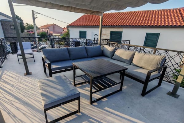 Foto van Privlaka Sunset Apartments - Studio apartment (ground floor 1) - Terrace