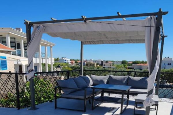 Foto van Privlaka Sunset Apartments - Studio apartment (ground floor 1) - Terrace