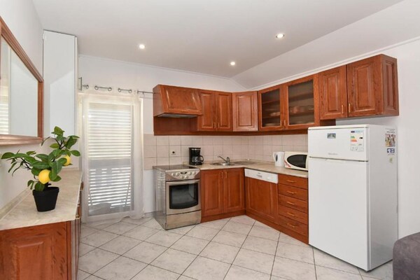 Foto van Privlaka Sunset Apartments - Studio apartment (2) - Vakantiehuis in Privlaka - Kitchen