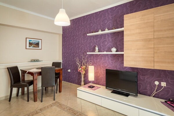 Foto van Appartement in Porec bij zee en stranden - Vakantiehuis in Porec - LivingRoom