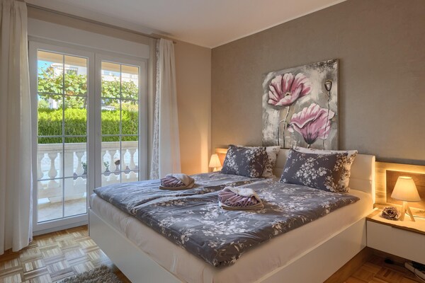 Foto van Appartement in Porec bij zee en stranden - Vakantiehuis in Porec - BedRoom