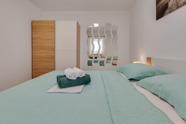 Foto van Smaakvol ontworpen appartement in Karlobag - Vakantiehuis in Karlobag - BedRoom