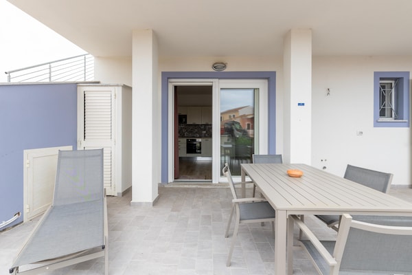 Foto van Giardino, aria condizionata, een passi dal-merrie - Vakantiehuis in Castelsardo - TerraceBalcony