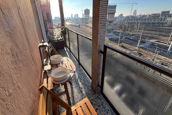 Foto van 1-slaapkamer/4-persoons appartement vlakbij het centraal station - Untagged