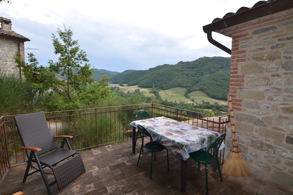 Foto van Appartement in Pennabili aan de Toscaanse grens - Vakantiehuis in Pennabili - TerraceBalcony
