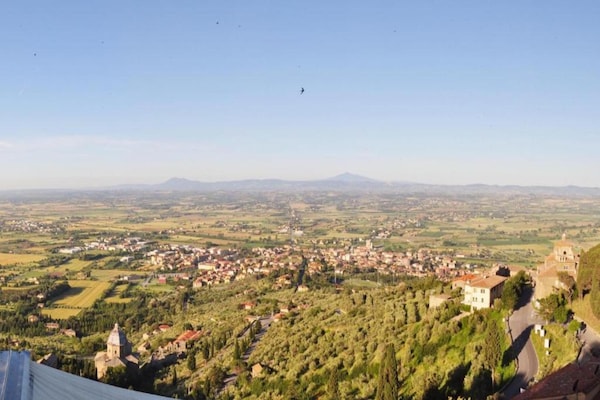 Foto van Boerderij in Toscane met zwembad en uitzicht - Vakantiehuis in Cortona - AreaSummer5KM
